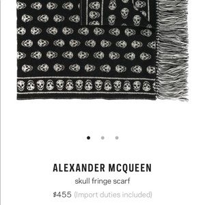 Alexander McQueen Scarf